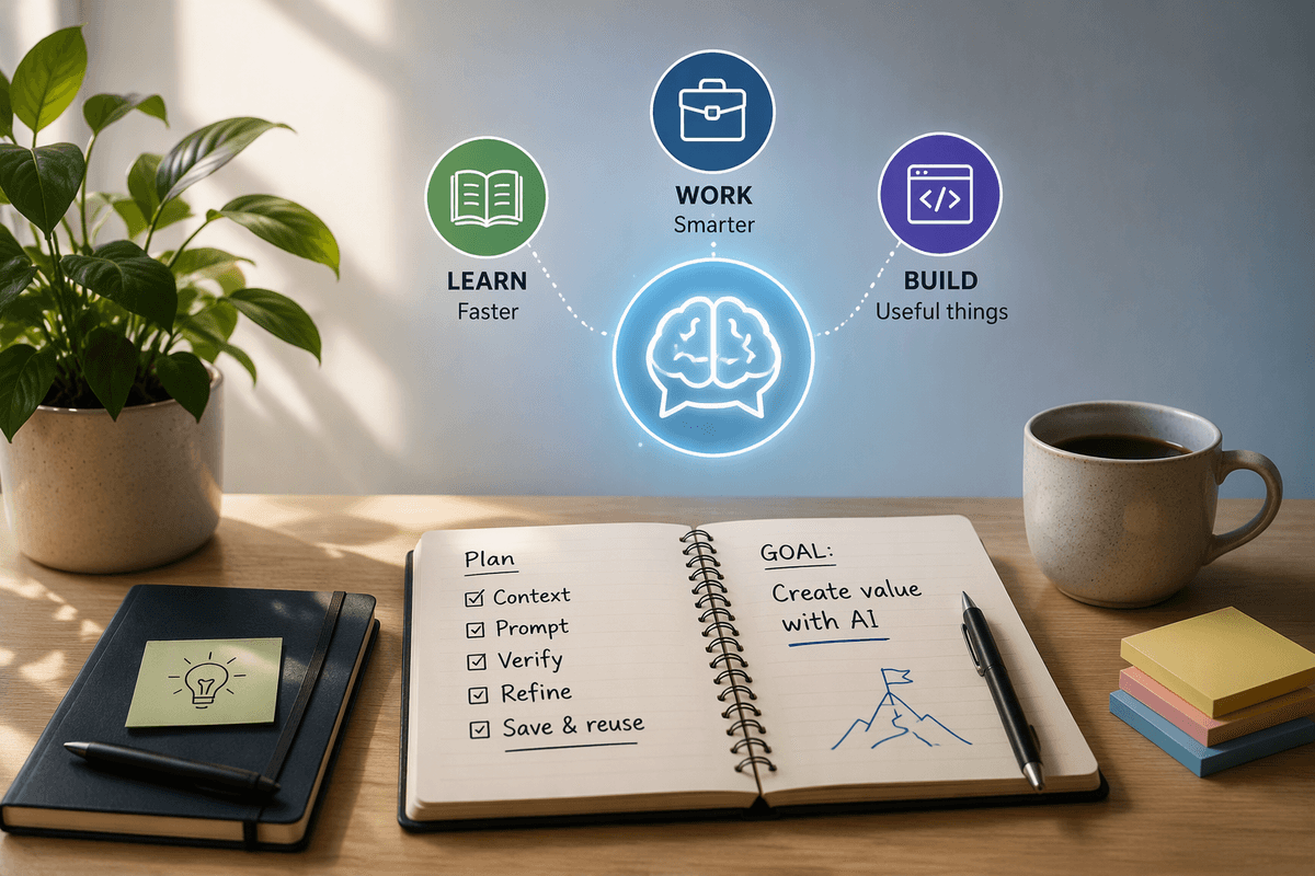 Start With Practical AI Skills for Learning, Work, and Building